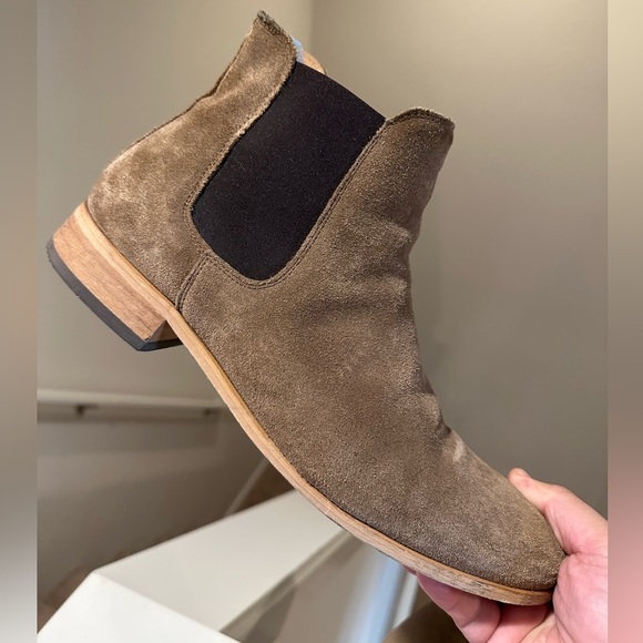 SHOE THE BEAR - Dev Chelsea Boot, Men’s Size 12, Tan Suede main image 5